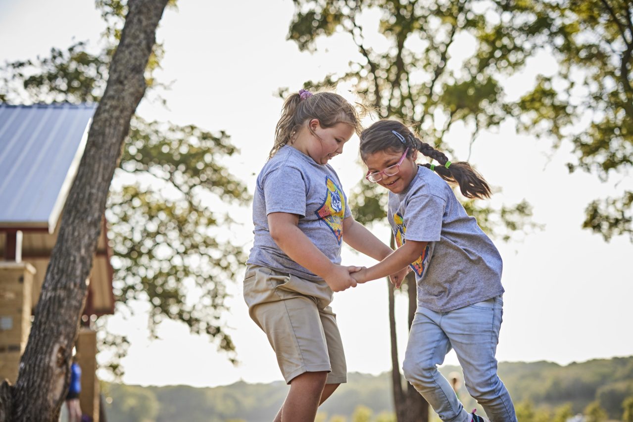 Cub Scouts gathered as a pack.