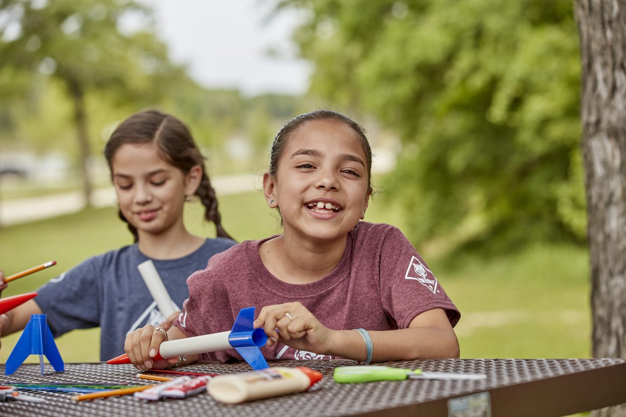 Setting up the launch pad.